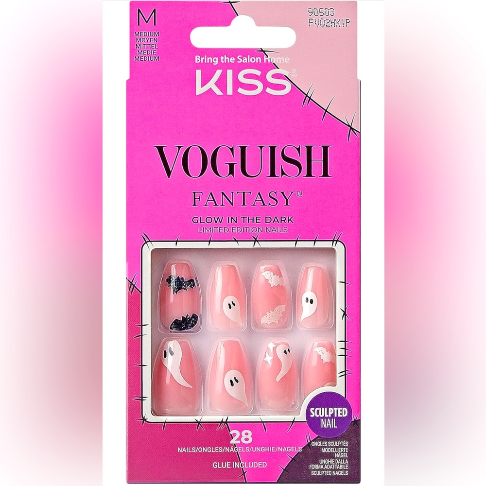 KISS VOGUISH FANTASY GLOW IN THE DARK
LIMITED EDITION NAILS